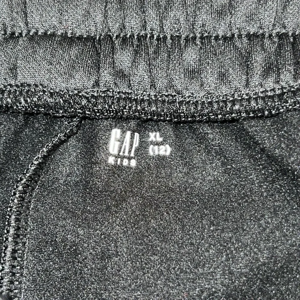 GAP KIDS Black Athletic Track Pants Sweats Size XL 12 New NWT 3‎ Bottom Snaps